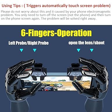 Mobile Phone Cooler with Dual Cooling Fan, Cell Phone Radiator Heatsink for iPhone, Android Smartphones, Rechargeable