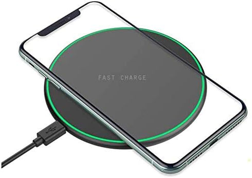 15W Wireless Charger Fast Charging Pad Slim Quick Charge Compatible with LG Velvet 5G, V30, G6 Phones
