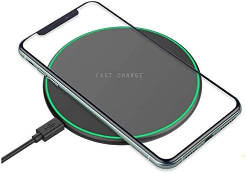 15W Wireless Charger Fast Charging Pad Slim Quick Charge Compatible with LG Velvet 5G, V30, G6 Phones