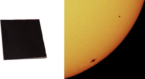 4"x4" Solar Filter Sheet for Binoculars, Cameras, and Telescopes