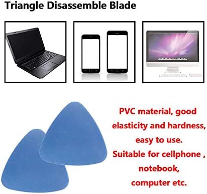 10 Pieces Universal Triangle Plastic Pry Opening Tool - Compatible with iPhone, Galaxy, Pixel for LCD Disassembly