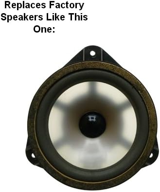 Front Door Speaker Adapter Spacer Rings Fits 1993-2007 Subaru Impreza - SAK026_55-1 Pair
