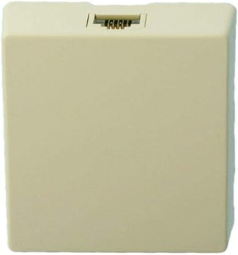 Leviton 4625A-24I Surface Mount Jack, 6P4C Screw Terminal, Type 625A2, Ivory
