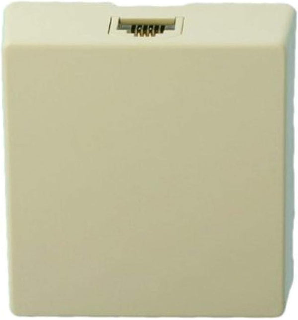 Leviton 4625A-24I Surface Mount Jack, 6P4C Screw Terminal, Type 625A2, Ivory