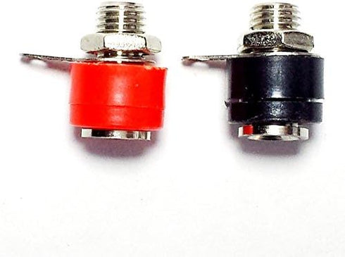 CESS Speaker Banana Male Plug Female Socket Panel/Chassis Mount, 10 Pack
