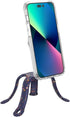 PopSockets Flexible Phone Mount & Stand, Phone Tripod Mount, Universal Device Mount - Circus Regrind French Navy