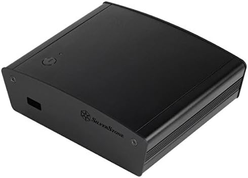 Silverstone Tek Premium Aluminum NUC Chassis with Pre-Assembled Heat Pipe, Wi-Fi Antenna, Bluetooth, 2X HDMI Ports