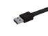 Monoprice 6 Feet Flat USB Type-C to Type-A 3.2 Gen1 Charge and Sync Cable - 5Gbps, 3 Amp, Reversible, Black