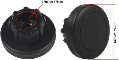 2 Pack Magnetic Phone Holder Mount Magnet and Metal Plate with 17mm Ball Joint Socket Replacement Base for Car Smartphone Stand Air Vent Windshield Dashboard Cradle-Less Stick-On Case