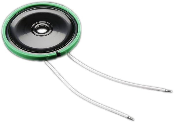 Thin Plastic Speaker with Wires, 8 ohm 0.5W, 40mm (Pack of 2)