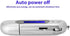 UCCKEYI 1PC 2.0 MP3 32GB 20 USB Digital Music Player Portable LCD Screen Support TF Card and FM Radio,Use Hours,Silver