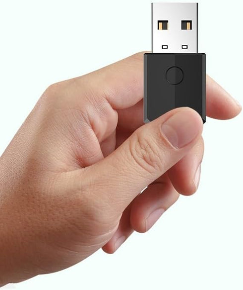 USB Bluetooth 5.0 Transmitter Receiver, 4-in-1 Mini Wireless Audio Adapter, 3.5mm Bluetooth AUX Adapter for TV PC Headphones Speakers Car/Home Stereo System