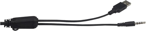 IQ Sound IQ-480G Pro-Wired Gaming Headset, Hi-Fi Stereo Headphones with LED Lights, Universal Compatibility, In-Line