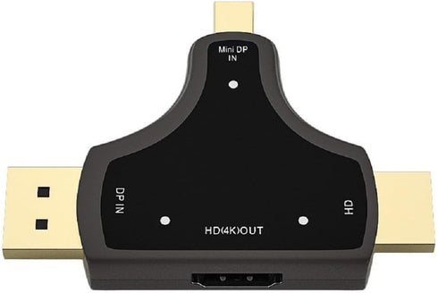 suckoo Replacement DP HDMI Mini Displayport to HDMI Cable Converter 3 in 1