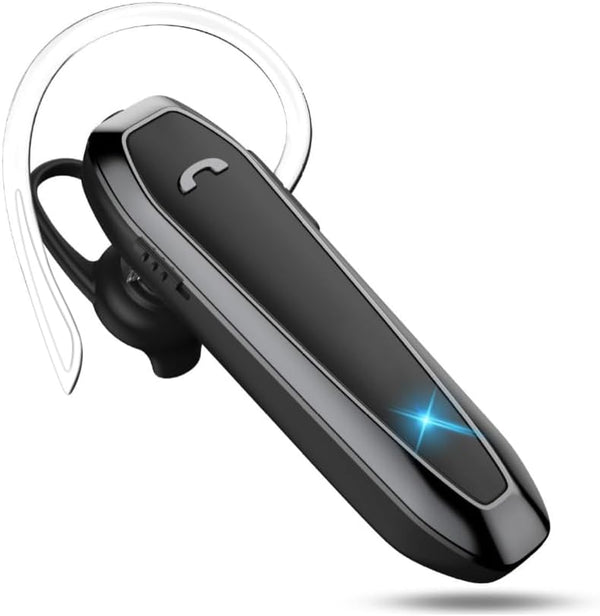 Sungive Bluetooth Headset, V5.3 Wireless Handsfree Earpiece with Noise Cancelling Mic, 33 Hours