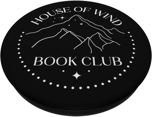 House Of Wind Book Club Lovers Unique Artistic Avid Readers PopSockets Standard PopGrip