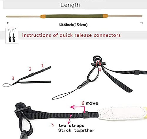 Camera Neck Strap with Quick-release Buckles for Mirrorless Camera (Army Green)