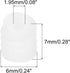 10 672A 0.5) MECCANIXITY Pcs Plastic Gears Plastic Motor Gear Model Reduction Gear for RC Car Model DIY Robot (White
