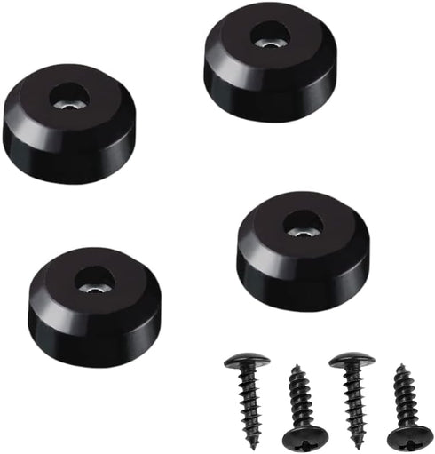 Sam&Johnny 4Pcs Rubber Speaker Isolation Pad Feet for Audio Turntable, Speaker, CD, Guitar, Amp