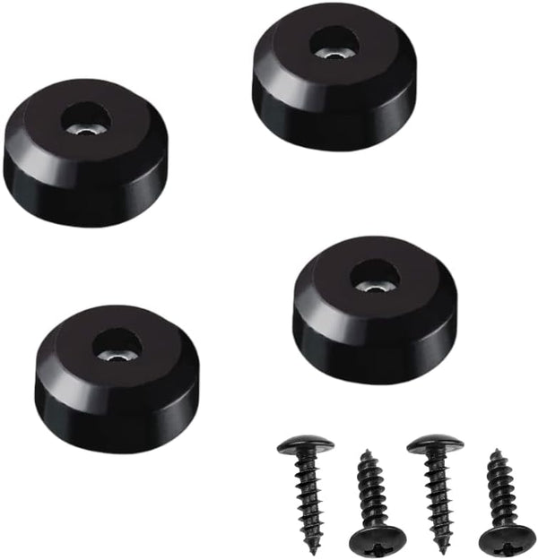 Sam&Johnny 4Pcs Rubber Speaker Isolation Pad Feet for Audio Turntable, Speaker, CD, Guitar, Amp