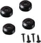 Sam&Johnny 4Pcs Rubber Speaker Isolation Pad Feet for Audio Turntable, Speaker, CD, Guitar, Amp