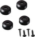 Sam&Johnny 4Pcs Rubber Speaker Isolation Pad Feet for Audio Turntable, Speaker, CD, Guitar, Amp