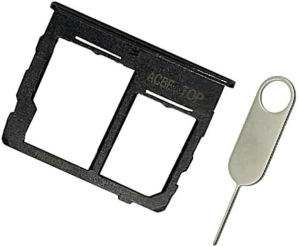 Replacement Single SIM Card Tray SD Slot Holder for Samsung Galaxy A32 5G SM-A326U A326U1 S326DL A326W - Black