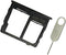 Replacement Single SIM Card Tray SD Slot Holder for Samsung Galaxy A32 5G SM-A326U A326U1 S326DL A326W - Black