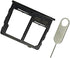 Replacement Single SIM Card Tray SD Slot Holder for Samsung Galaxy A32 5G SM-A326U A326U1 S326DL A326W - Black