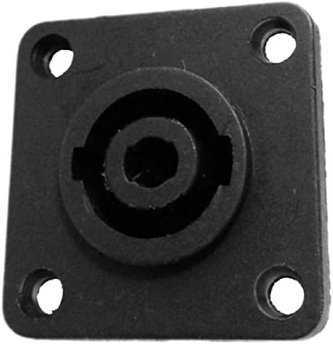 CESS Speaker Jack Twist Lock 4 Pole Square (Rectangle) - Speakon Female Socket Panel/Chassis Mount (10 Pack)