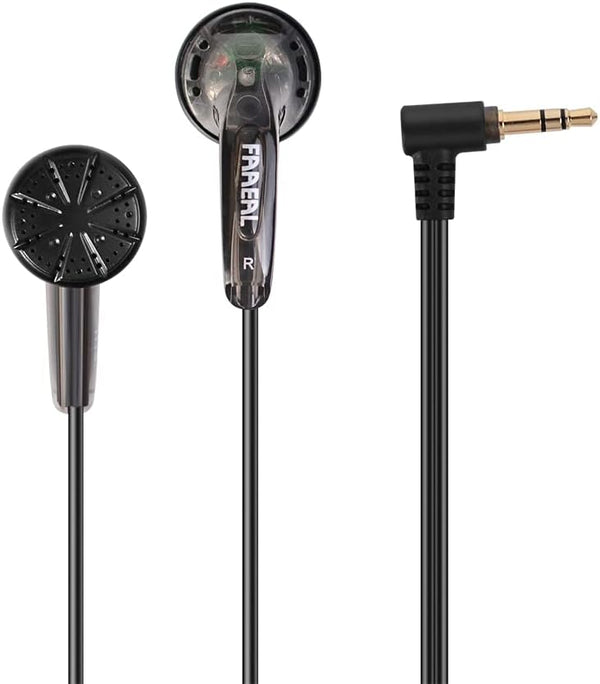 FAAEAL Iris Ancestor in-Ear Earphones, Super Bass 3.5mm Wired Headphones, Earbuds Without/with HD Microphone, Balanced