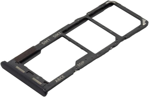 MMOBIEL A23 4G Dual SIM Card Slot Tray Holder Replacement Compatible with Samsung Galaxy - Incl. Sim Pin - Black