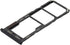 MMOBIEL A23 4G Dual SIM Card Slot Tray Holder Replacement Compatible with Samsung Galaxy - Incl. Sim Pin - Black