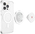 PopSockets MagSafe PopGrip for iPhone - Rose White Minimalist Heart