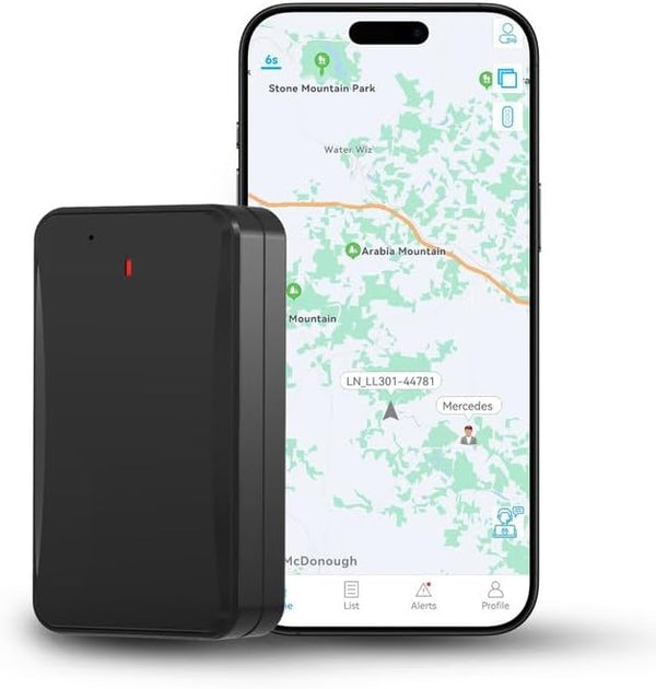LNCOON Car GPS Tracker, Tracking Devices for Cars 10000mAh Large Battery Waterproof, Real-Time
