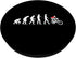 PopSockets Swappable PopGrip - Bike Cyclist Cycling Evolution Mountain Bike Fan EVO