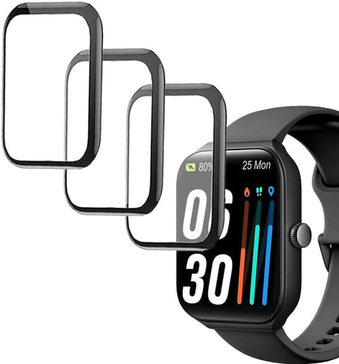 3D Screen Protector for TOOBUR IDW16 1.95” and Quican W16B Veryfit Smart Watch, Answer/Make Calls