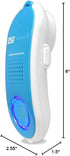 Pyle Portable Wireless Waterproof Handset Speaker - Bluetooth Shower Speaker, Rechargeable, Blue