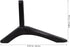 DOITOOL 2 20-55 mm Pcs Universal TV Stand Base Compatible with Samsung TV Legs for Installation Hole Distance