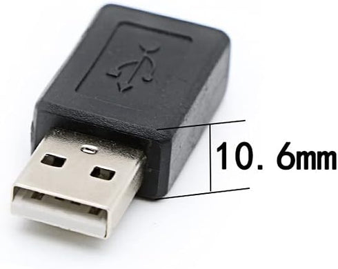 3 Pack USB 2.0 A Male to USB Micro Female Adapter Converter
