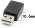 3 Pack USB 2.0 A Male to USB Micro Female Adapter Converter