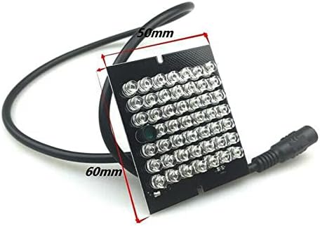 1 pcs DC 12V 1A Invisible CCTV 48-LED Night Vision 940nm IR Illuminator Light + 60cm Wire