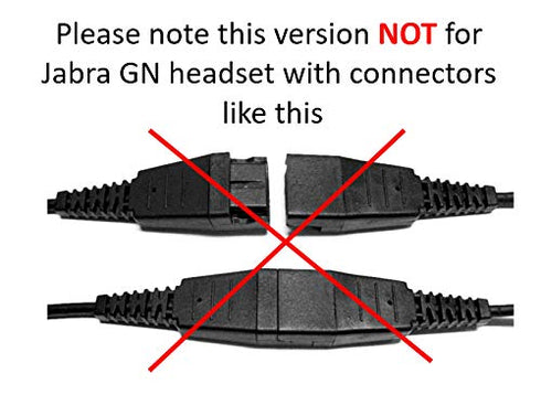 Call Center Headset QD Cable Y Splitter Adapter for Plantronics QD Headsets