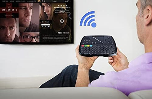 Dreamlink/Formuler Palm Remo Wireless Mini-Keyboard with Touchpad for PC, Android TV Box, Xbox360, Black