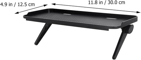 Homoyoyo Router Rack Corner, TV Top Shelf Mount Monitor Shelf, Cable Box Tv Top Ra for Cellphone Stand, Game Console