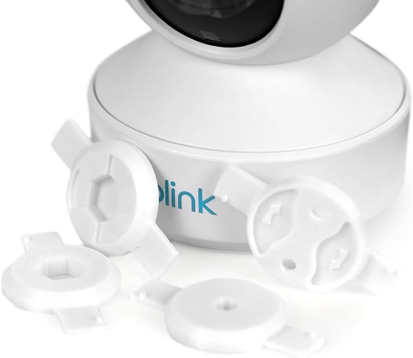 SplashNColor T-Bar Mounting Bracket Plates for Reolink E1 Pro, E1 Zoom, E1 Smart Cameras, 4-Pack with Tripod Mounting
