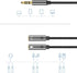 Headphone Splitter 3.5mm Mic and Audio Y Splitter TRRS Headset Adapter Cable for PC, Laptop, Android, Smartphones