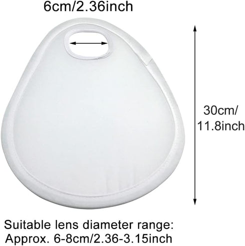 MOOSUNGEEK Camera Flash Diffuser,Eliminate Harsh Light and Shadow,Foldable with Storage Bag Easy Install Flash Diffuser