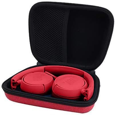 Aenllosi Hard Carrying Case for JBL JR 300BT/ JR 300 Kids On-Ear Wireless Headphones - Red