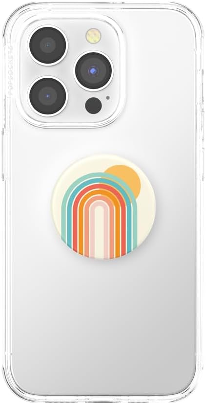 PopSockets Phone Grip with Expanding Kickstand, Rays for Days Design